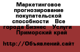 Маркетинговое прогнозирование покупательской способности - Все города Бизнес » Услуги   . Приморский край